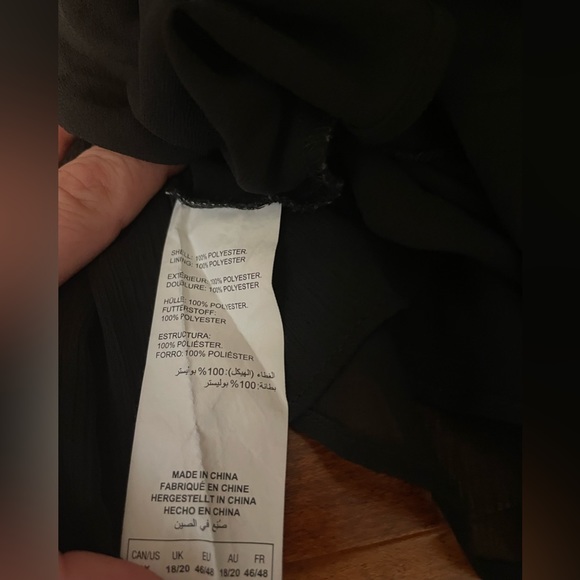 Women’s Addition Elle Sheer Blouse ( 1X ) - Picture 3 of 4